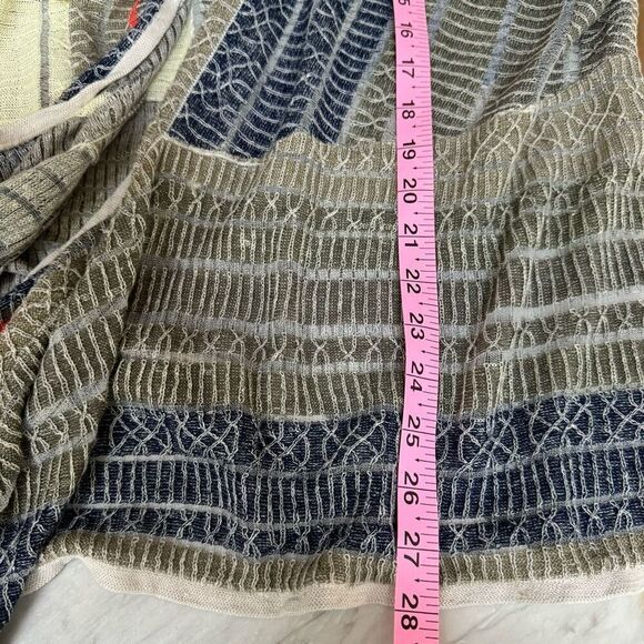NIC+ZOE linen blend open front Cardigan sweater Size 1X - Picture 7 of 7